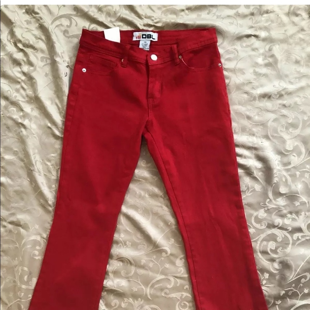 Red Denim Jeans